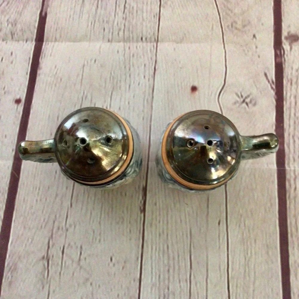 Vintage Ceramic Florida Stein Souvenir Salt and Pepper Shaker Pair